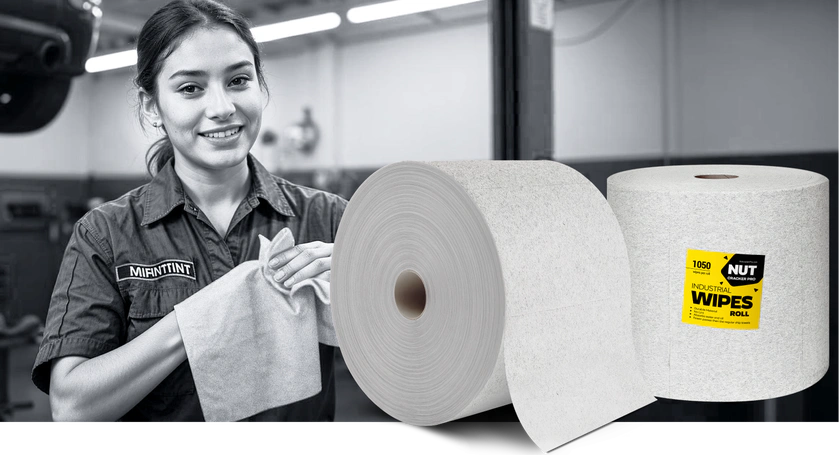 Industrial Wipes Roll Nutcracker Pro